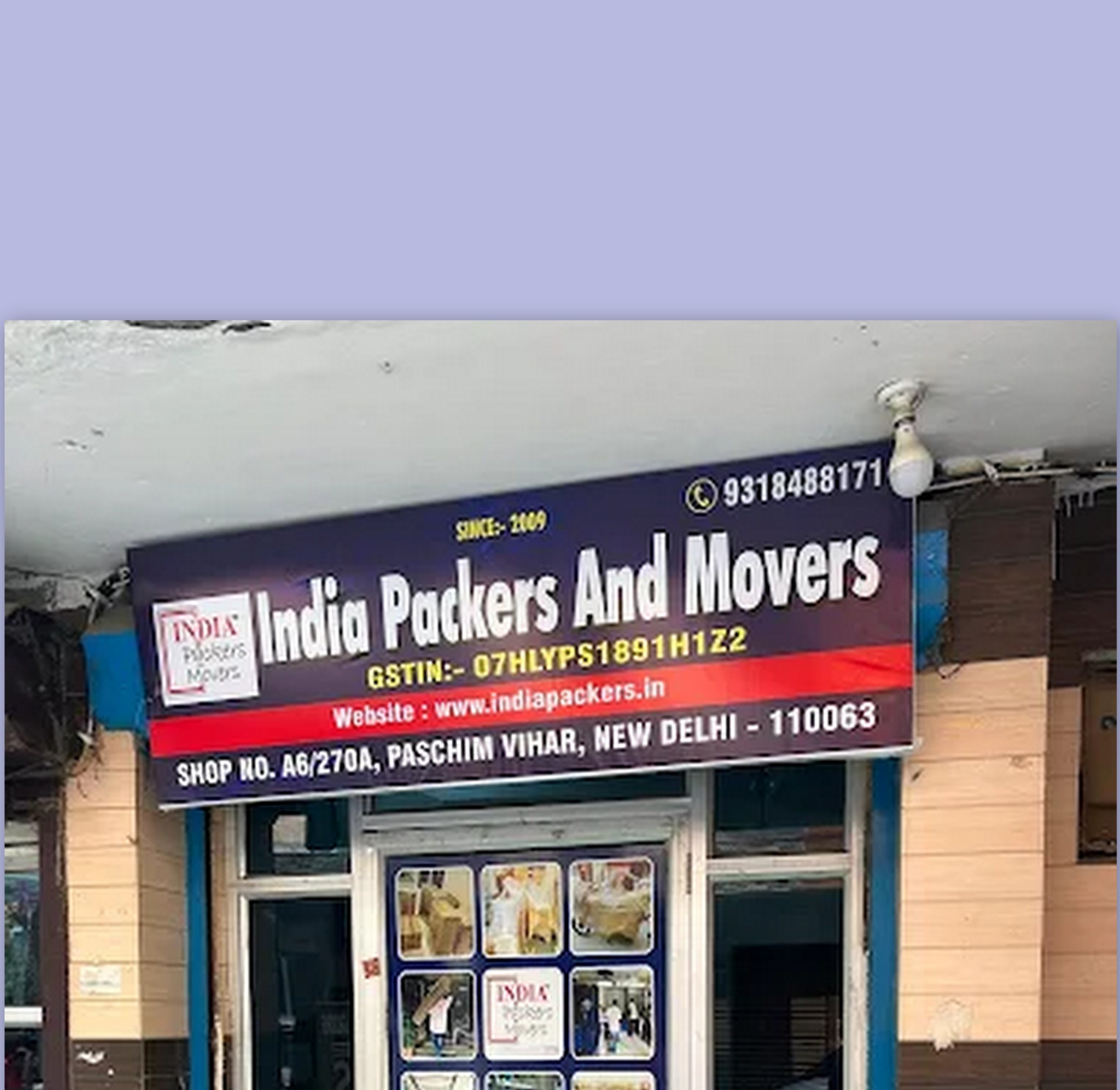 India Packers and Movers,Paschim Vihar Delhi